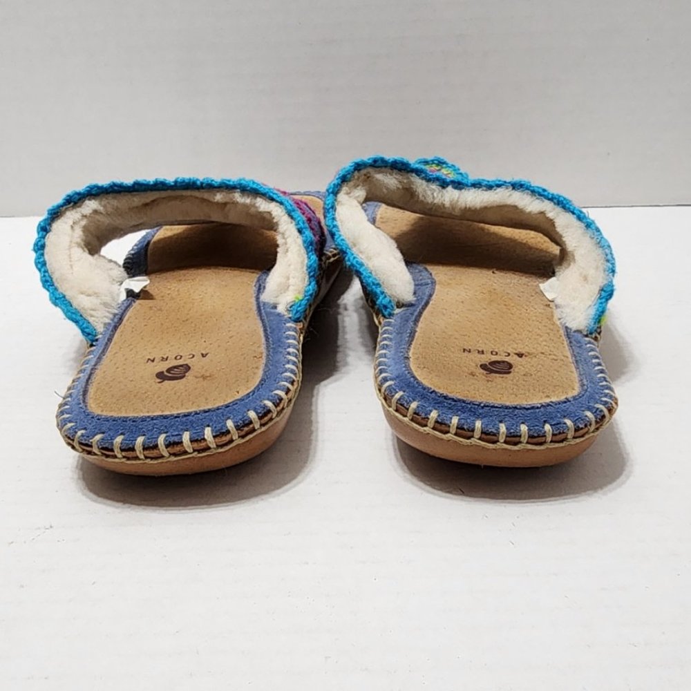 Acorn Thong Sandal with Sheepskin Lining - Size 9 - Picture 5 of 8